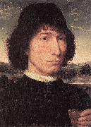 Hans Memling Portrait of a Man with a Roman Coin Sweden oil painting artist